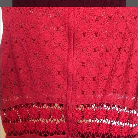 CRAZY SALE Worn Twice Free People Daisy Crochet Skater Dress - Picture 6 of 13